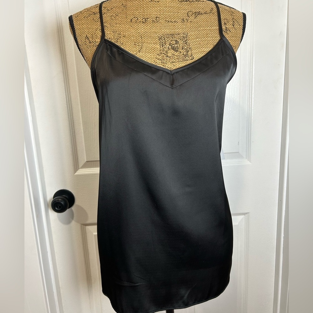 Black Satin top